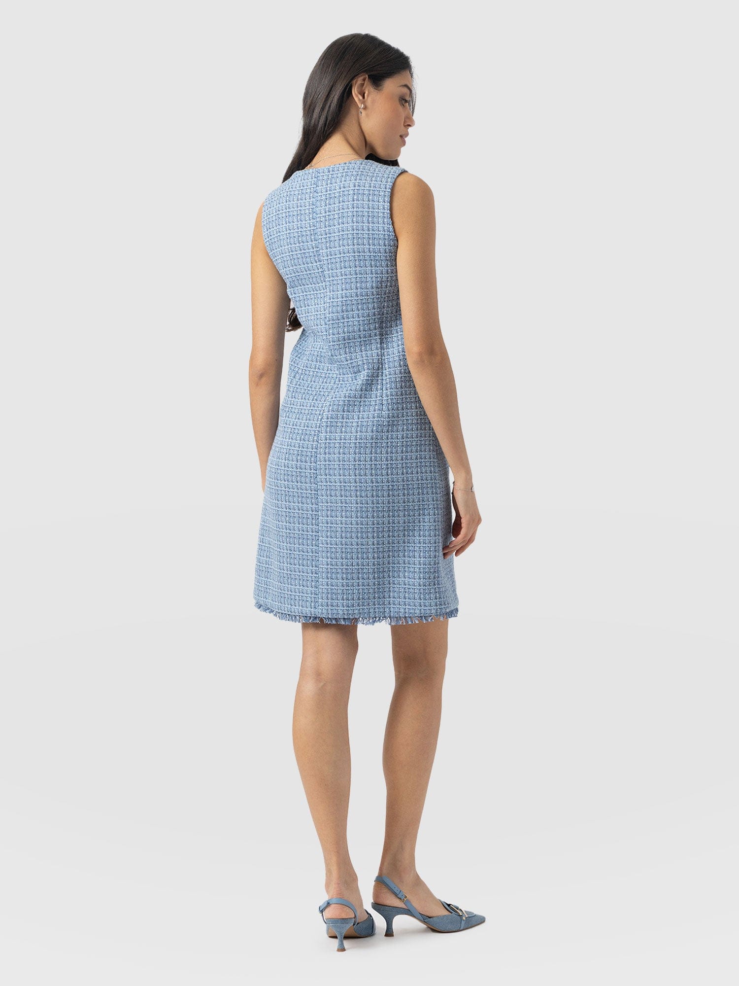 Luther Mini Dress Pale Blue - Women's Dresses | Saint + Sofia® EU